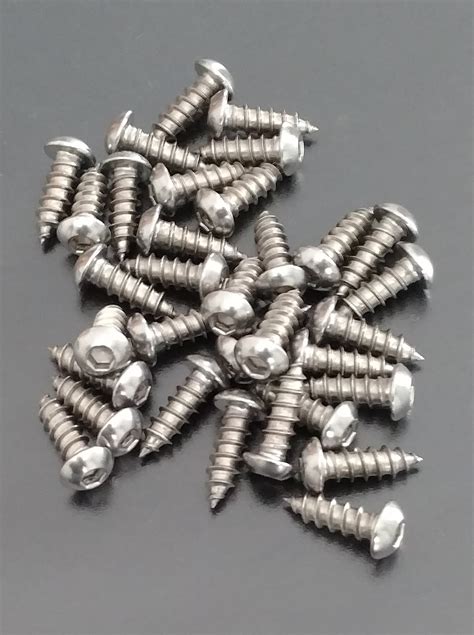 stainless button head sheet metal screws|vented button head screws.